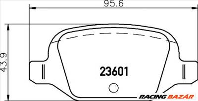 TEXTAR 2360102 - fékbetét ABARTH CITROËN FIAT GREAT WALL LADA LANCIA