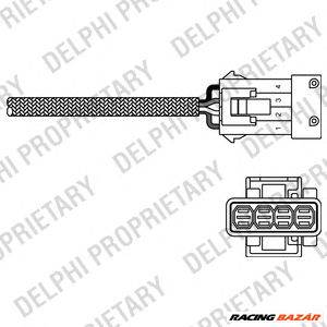 DELPHI ES20246-12B1 - lambdaszonda CITROËN PEUGEOT