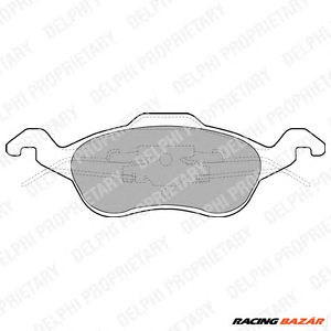 DELPHI LP1315 - fékbetét FORD 1. kép