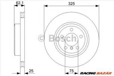 BOSCH 0 986 479 348 - féktárcsa BMW