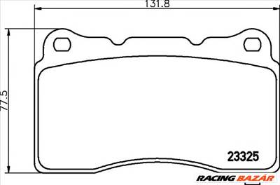 TEXTAR 2332502 - fékbetét BUICK BUICK (SGM) CADILLAC CHEVROLET HOLDEN HYUNDAI OPEL TESLA VAUXHALL