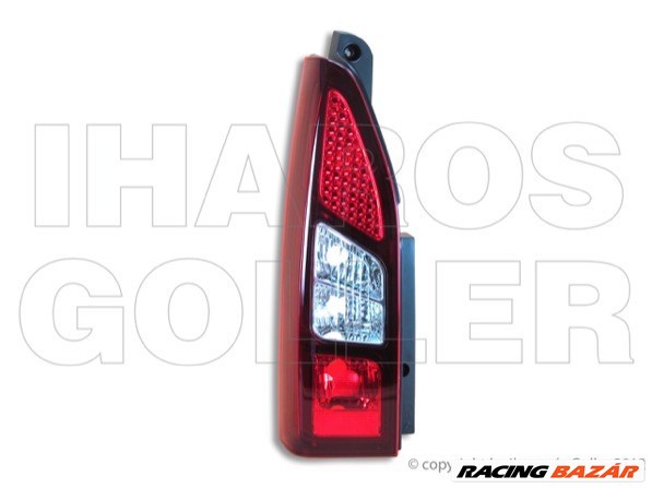 Peugeot Partner 2012-2015 - Hátsó lámpa üres bal (1 hátsó ajtó) 1. kép
