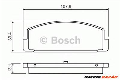 BOSCH 0 986 424 295 - fékbetét MAZDA