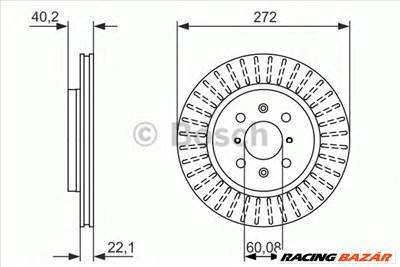 BOSCH 0 986 479 789 - féktárcsa SUZUKI