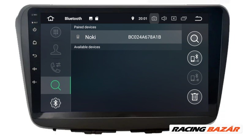 Suzuki Baleno Android 11 Multimédia, GPS, Wifi, Bluetooth, Tolatókamerával 5. kép