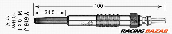NGK 6416 - izzítógyertya DACIA RENAULT 1. kép