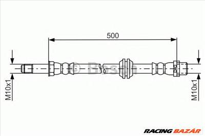 BOSCH 1 987 481 676 - fékcső VW