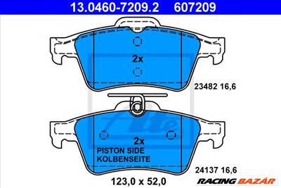 ATE 13.0460-7209.2 - fékbetét JAGUAR