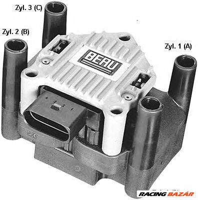 BERU ZSE003 - gyújtótekercs AUDI SEAT SKODA VW