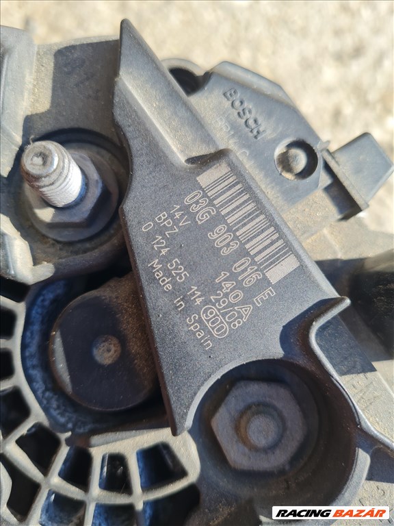 Audi A4 (B8 - 8K) A4 B8 8K 2.0 CR generátor 140A 03g 903 016 e 3. kép