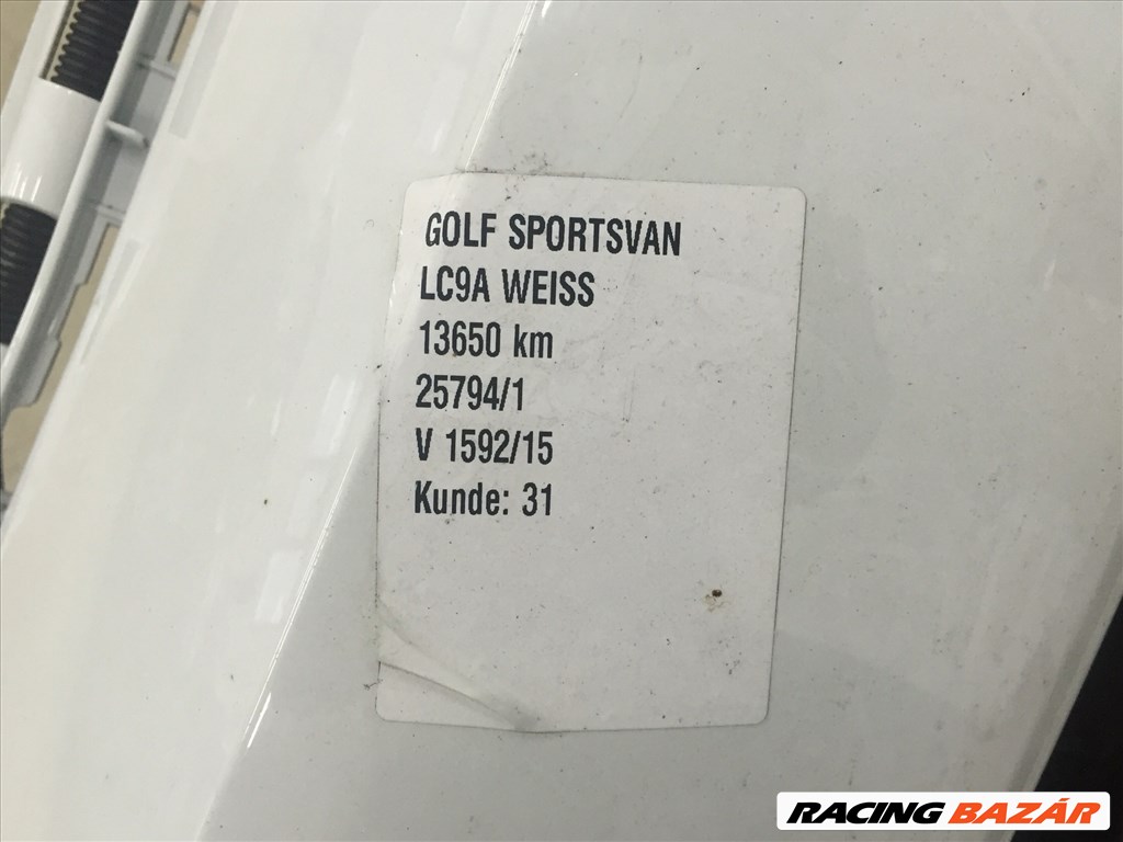 Volkswagen Golf VII Sportsvan LC9A első lökhárító 4. kép