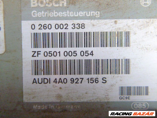 Audi A6 (C4 - 4A) 1997, 2,5 TDI AUTOMATA váltóvezérlő elektronika 4A0 927 156 S 0260002338 1. kép