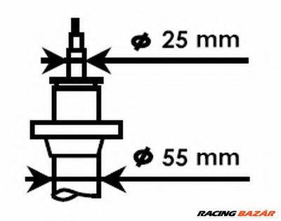 KYB 335808 - lengéscsillapító AUDI SEAT SKODA SKODA (SVW ) VW