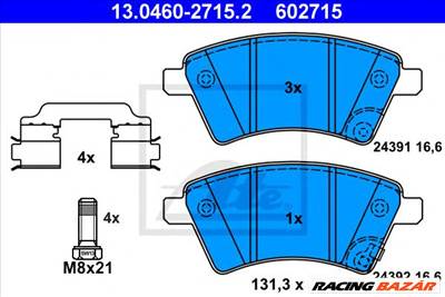 ATE 13.0460-2715.2 - fékbetét FIAT SUZUKI