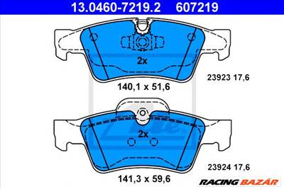 ATE 13.0460-7219.2 - fékbetét MERCEDES-BENZ