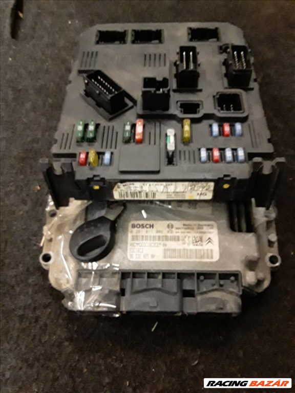 Peugeot 206 1.4 Hdi  Ecu Szett 0281011089 4. kép