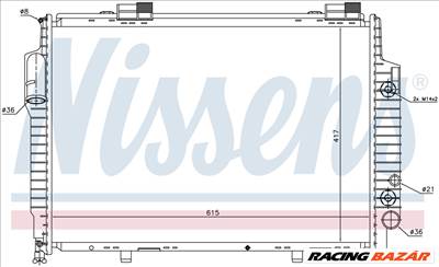 NISSENS 62616 Hűtőradiátor