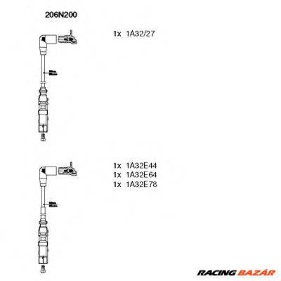 BREMI 206N200 - gyújtókábel szett SKODA VW