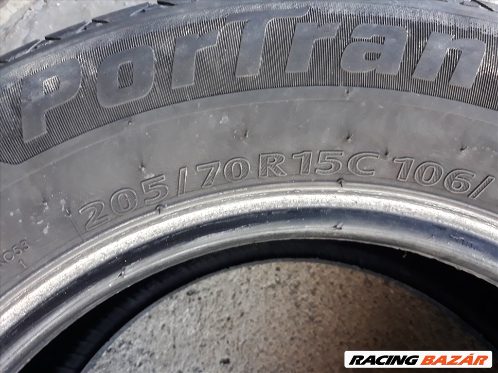 2db 205/70 R15C Kumho használt nyári teherautó gumi eladó!!! akciós áron! 10000Ft/db 4. kép