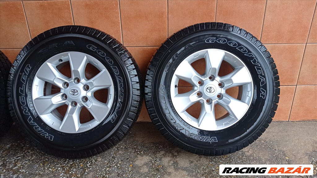 TOYOTA LANDCRUISER 17" ALUFELNI 6X139,7 TÉLI 245/75R17 GUMIVAL OLCSÓN!!!! 3. kép