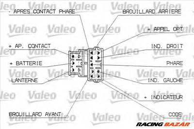 VALEO 251312 - kormányoszlop kapcsoló PEUGEOT