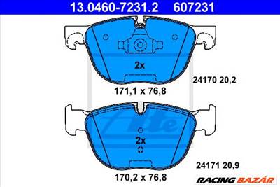 ATE 13.0460-7231.2 - fékbetét BMW