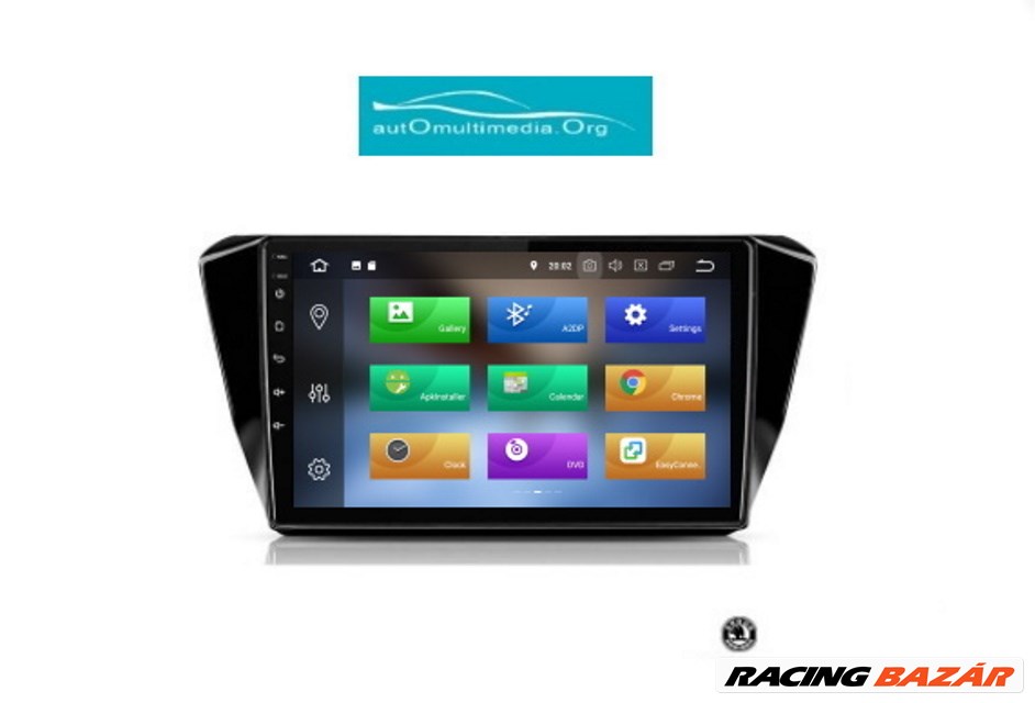 Skoda Superb Android 11 Multimédia, GPS, Wifi, Bluetooth, Tolatókamerával! 4. kép