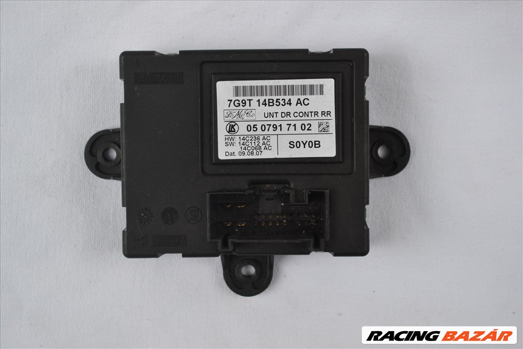 Ford Mondeo, Galaxy, C-Max, Focus, Kuga ajtóvezérlő vezérlő modul elektronika gyári 7g9t14b534ac 1. kép