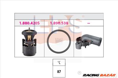 EPS 1.880.561K - termosztát, hűtőfolyadék AUDI SEAT SKODA VW