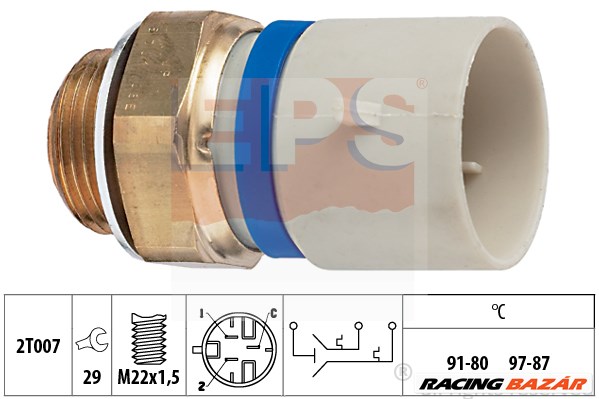 EPS 1.850.701 - hűtőventillátor kapcsoló VOLVO 1. kép