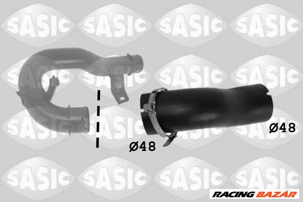 SASIC 3336241 - Töltőlevegő cső FIAT 1. kép