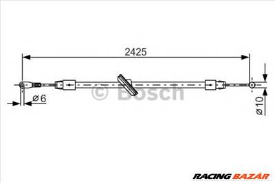 BOSCH 1 987 482 031 - Kézifék bowden VW