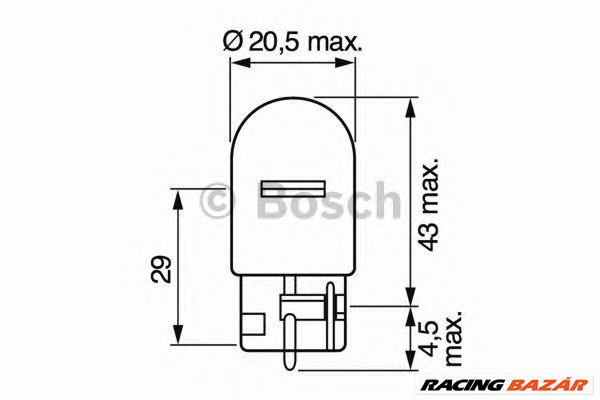 BOSCH 1 987 302 251 - féklámpa izzó ABARTH AUDI BMW BYD CHEVROLET CHRYSLER CITROËN DAEWOO DAIHATSU D 1. kép