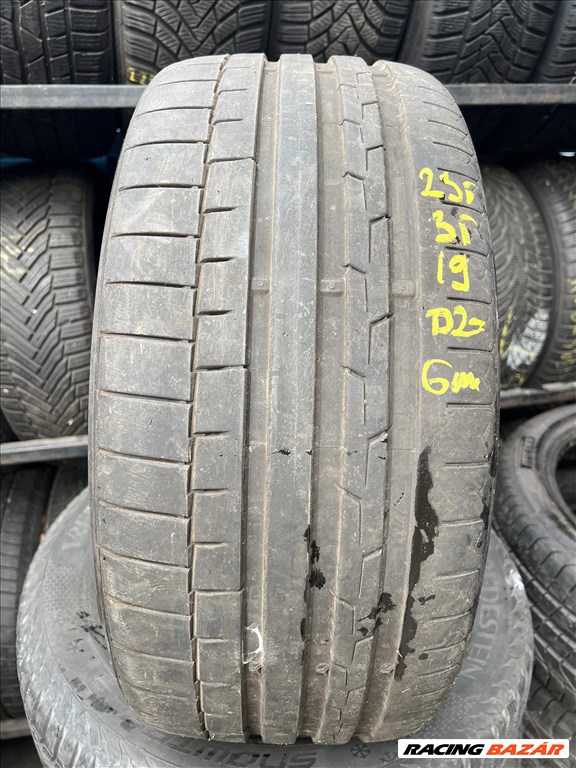 Continental SportContact 6 235/35 R19 6mm-es nyárigumi pár ( 2 darab ) eladó 1. kép