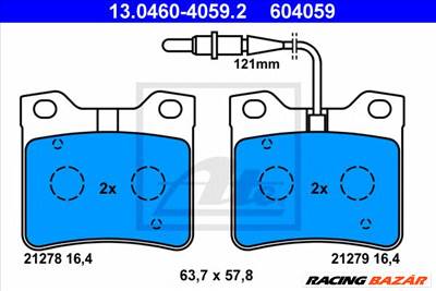 ATE 13.0460-4059.2 - fékbetét PEUGEOT