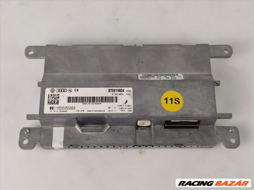 Audi A4 B8 8K MMI Információs kijelző  8t0919604 1. kép