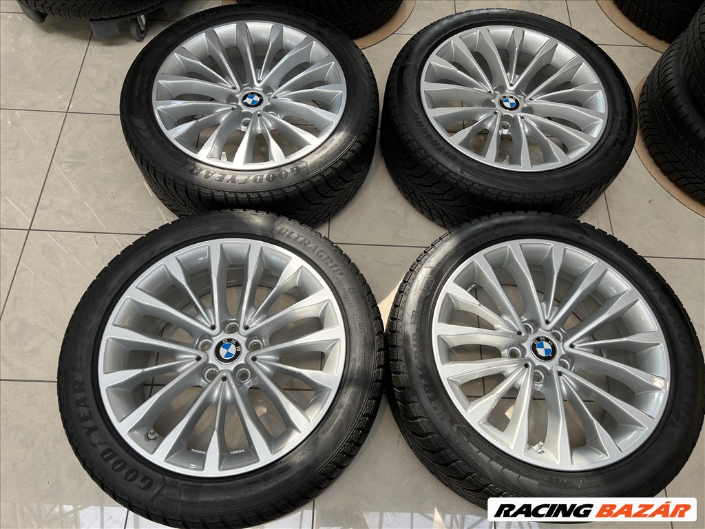 BMW 18 gyári alufelni felni, 5x112, 245/45 téli gumi, G30 G31 (2182) 3. kép