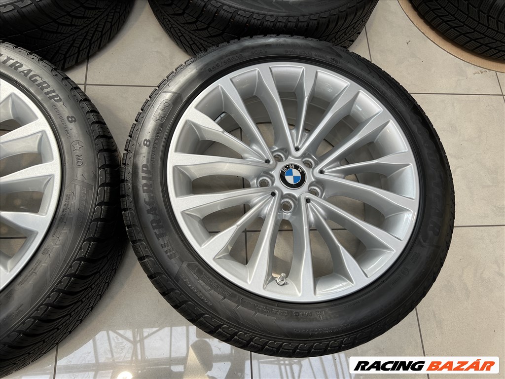 BMW 18 gyári alufelni felni, 5x112, 245/45 téli gumi, G30 G31 (2182) 4. kép