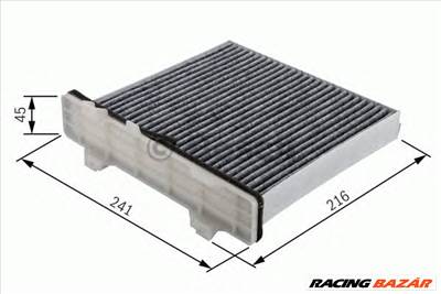BOSCH 1 987 432 498 - pollenszűrő MITSUBISHI