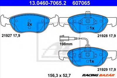ATE 13.0460-7065.2 - fékbetét FIAT LANCIA