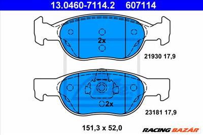 ATE 13.0460-7114.2 - fékbetét FIAT LANCIA