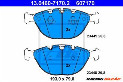 ATE 13.0460-7170.2 - fékbetét BMW