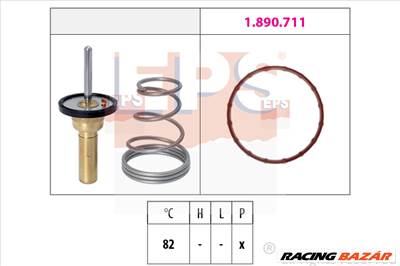 EPS 1.880.736 - termosztát, hűtőfolyadék OPEL SUZUKI VAUXHALL