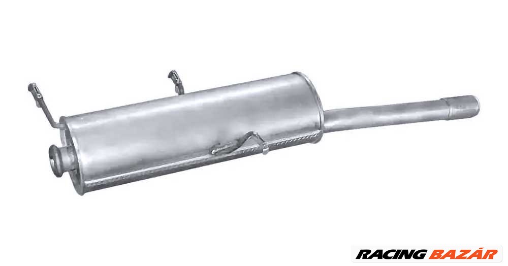 Polmo 04.140 hátsó kipufogódob - Citroen Xsara 1.4 kombi 97 -00 1. kép