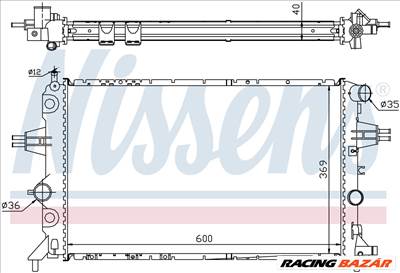 NISSENS 63249A Hűtőradiátor