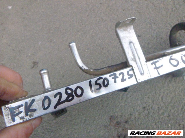 Opel Vectra A 2.0 BENZIN injektor híd  nyomástartóval 0 280 150 725 0280150725 4. kép