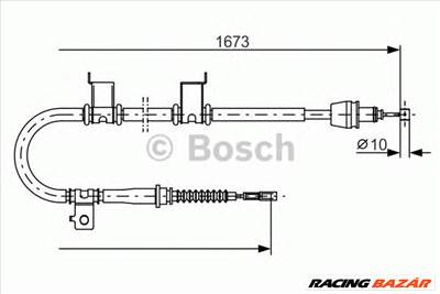 BOSCH 1 987 482 361 - Kézifék bowden KIA