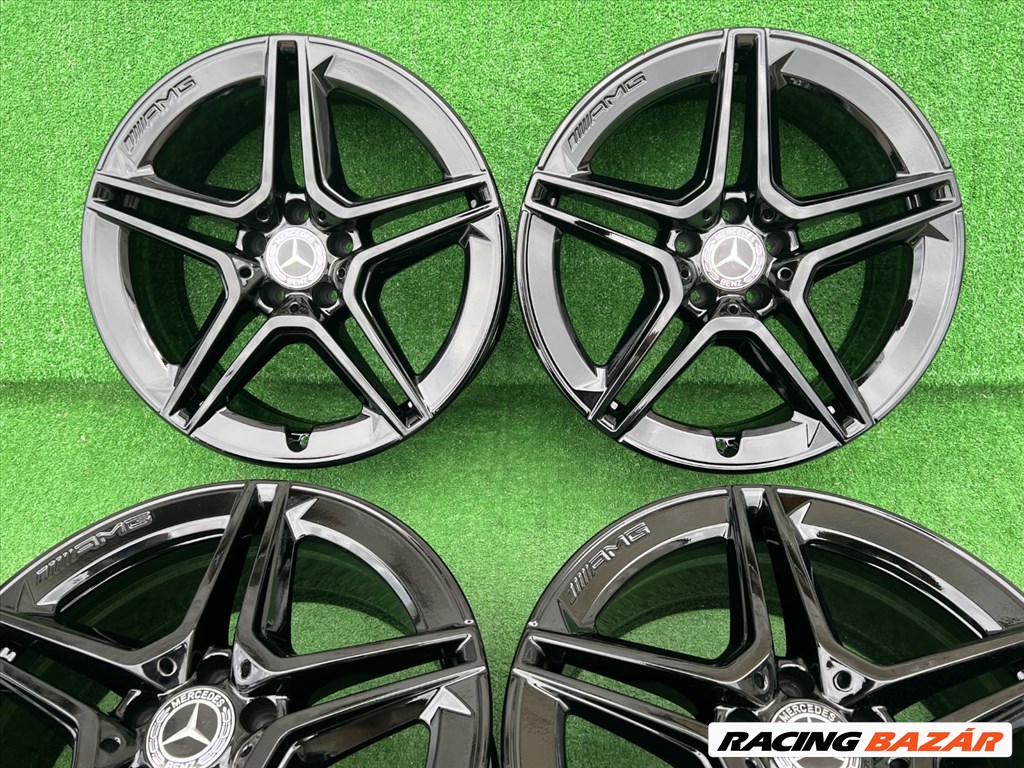 R19 5x112 Original Mercedes AMG 8J ET38 - A253 401 5300 - Black Mirror / 8x19 gyári felnik 2. kép
