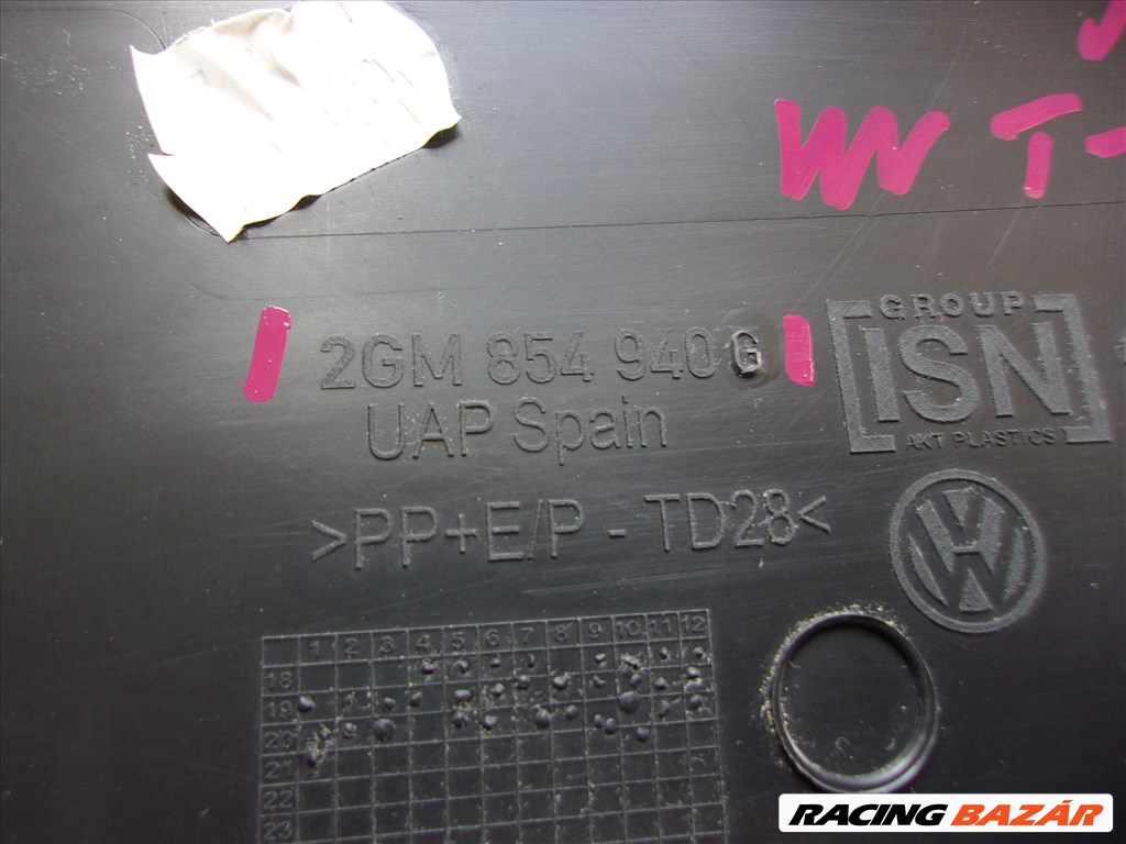 VOLKSWAGEN T-CROSS jobb első ajtó díszléc 2GM854940G 6. kép