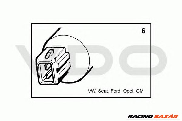 VDO 246-082-008-021Z - mosóvízszivattyú, fényszórómosó OPEL SEAT VAUXHALL VW 1. kép